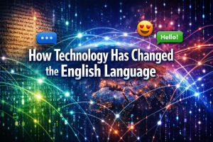 how technology has changed the english language